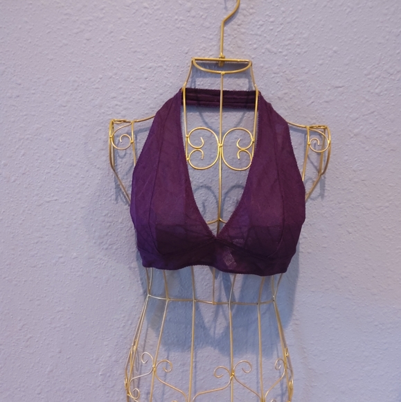 Urban Outfitters Lace Halter Bra NWOT - M - Picture 2 of 9